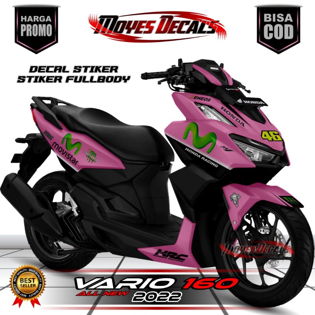 Decal Motor Vario 160 - Stiker Motor Vario 160 Fullbody Premium - Variasi Motor Honda Vario 160 2022