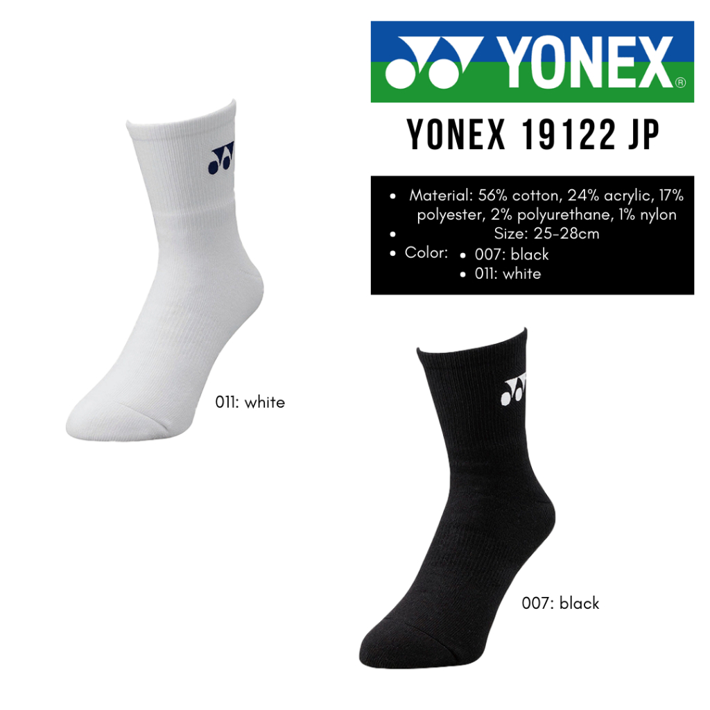 Kaos kaki Yonex 19122 JP coded / Kaos kaki yonex original Japan 19122