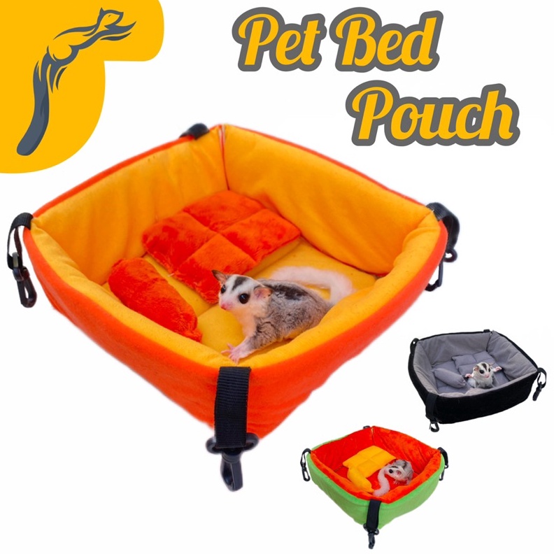 KODE T23X BED SET SUGAR GLIDER SLEEPING POUCH SUGAR GLIDER KASUR SUGAR GLIDER BANTAL GULING SUGAR GL