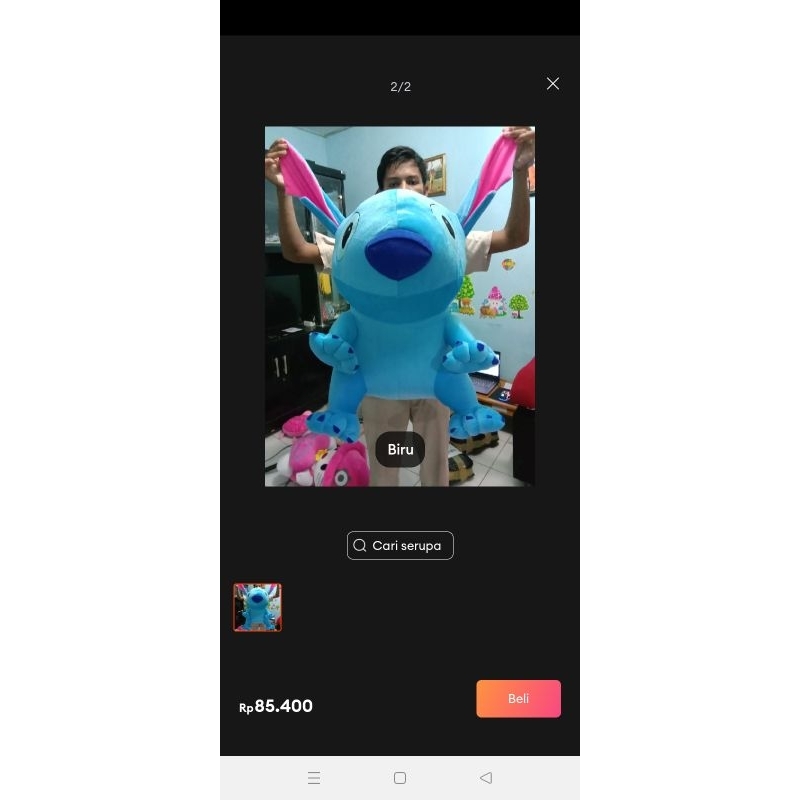 Boneka Stitch jumbo