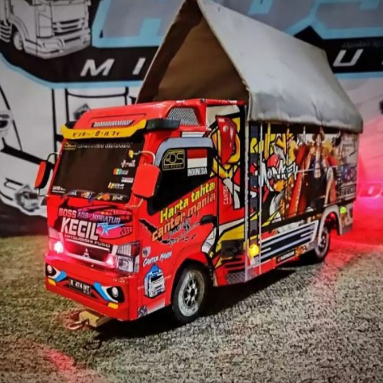 KODE H78N miniatur truk oleng doraemon miniatur truk kayu miniatur truk bus remot rc miniatur truk m