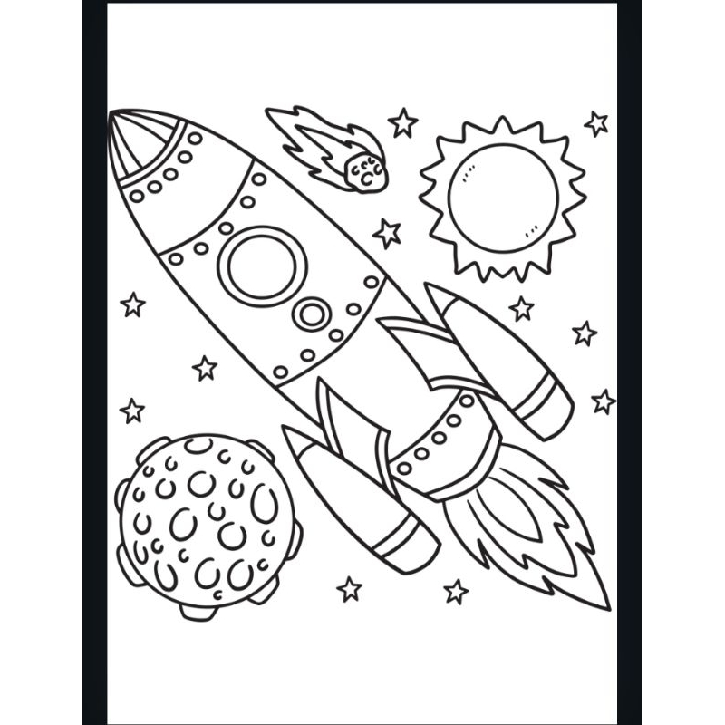 

Mewarnai gambar/ Coloring page/ Astronot