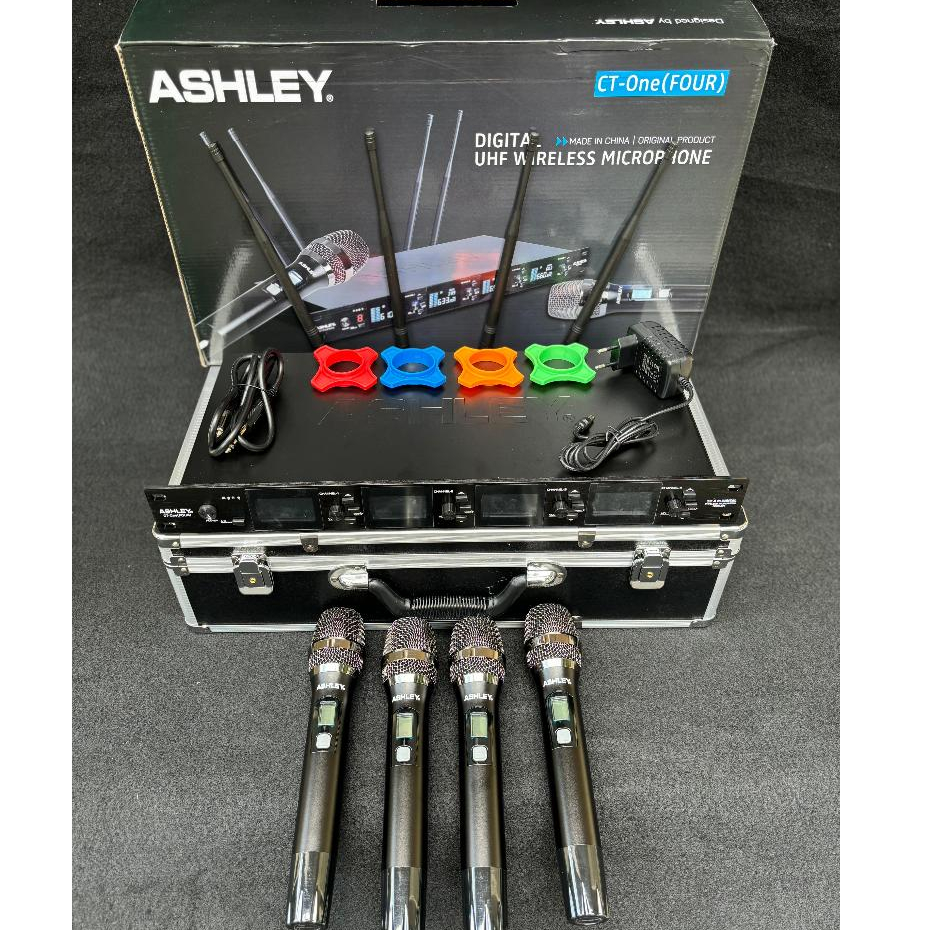 Mic Wireless ASHLEY CT4-ONE isi 4 mic  CT ONE FOUR CTONEFOUR ISI 4 ORIGINAL FREE KOPER isi 4 MIC