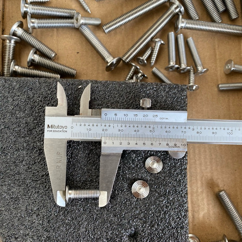 baut l stainless m5 baut 8 panjang 2cm