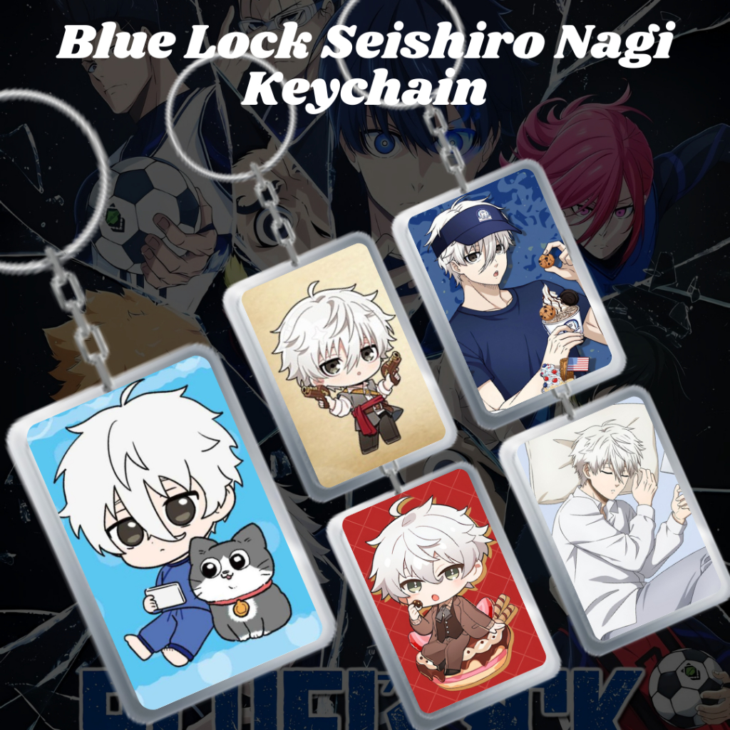 Gantungan Kunci / Keychain Aklirik Anime - Blue Lock Seishiro Nagi