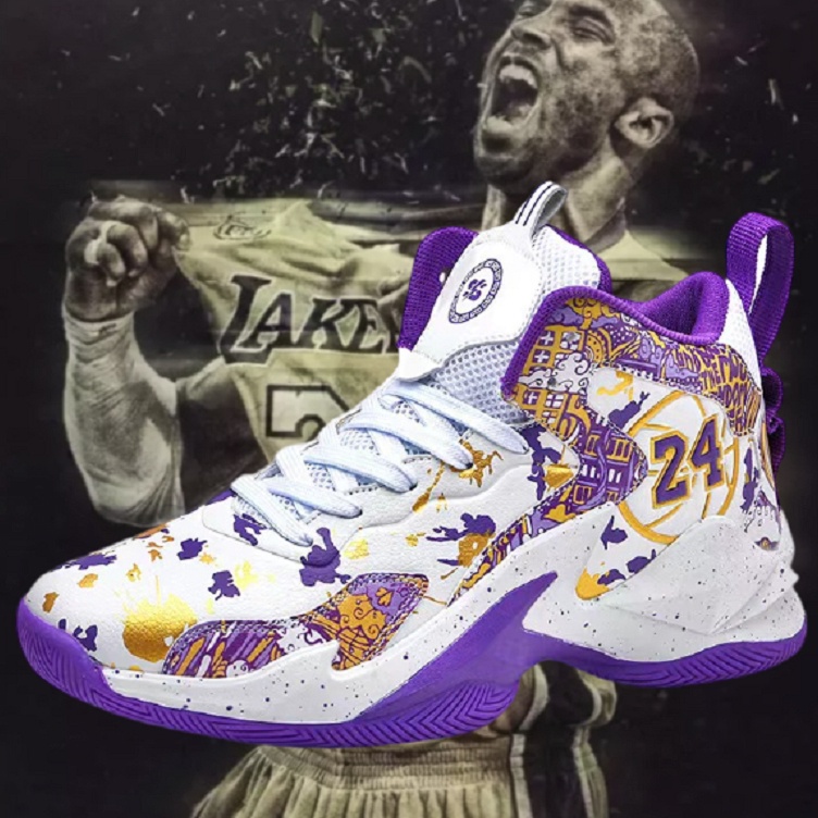 NO24 NBA KOBE Sepatu basket baru sepatu basket pria sepatu basket second Sepatu Basket Kyrie Irving 