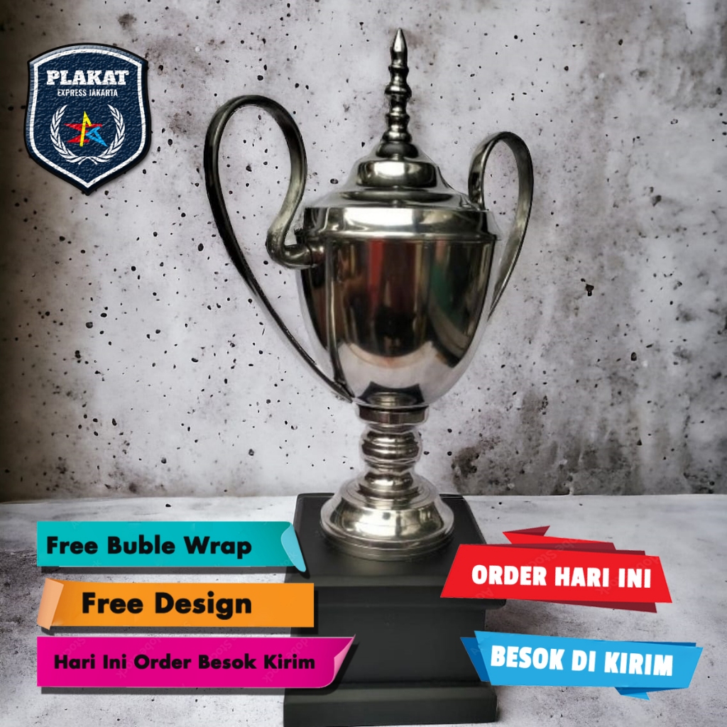 Trophy Model Kuping | Piala Logam | Trophy Aluminium | Trophy Cup | Trophy Sepuh | Trophy Turnamen |