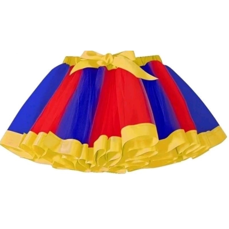 Rok tutu anak pelangi