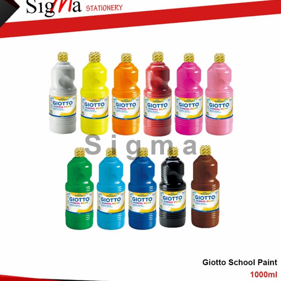 

Giotto School Paint 1ml Cat Lukis Cat Air Poster Lukis Washable Cat Lukis e O4T8