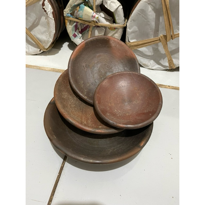 Cobek piring gerabah tanah liat | cobek sambal bakar MURAH