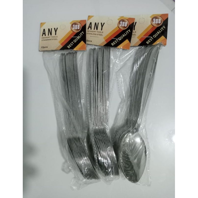 Sendok Makan Stainless Tebal  ( 1 Lusin )