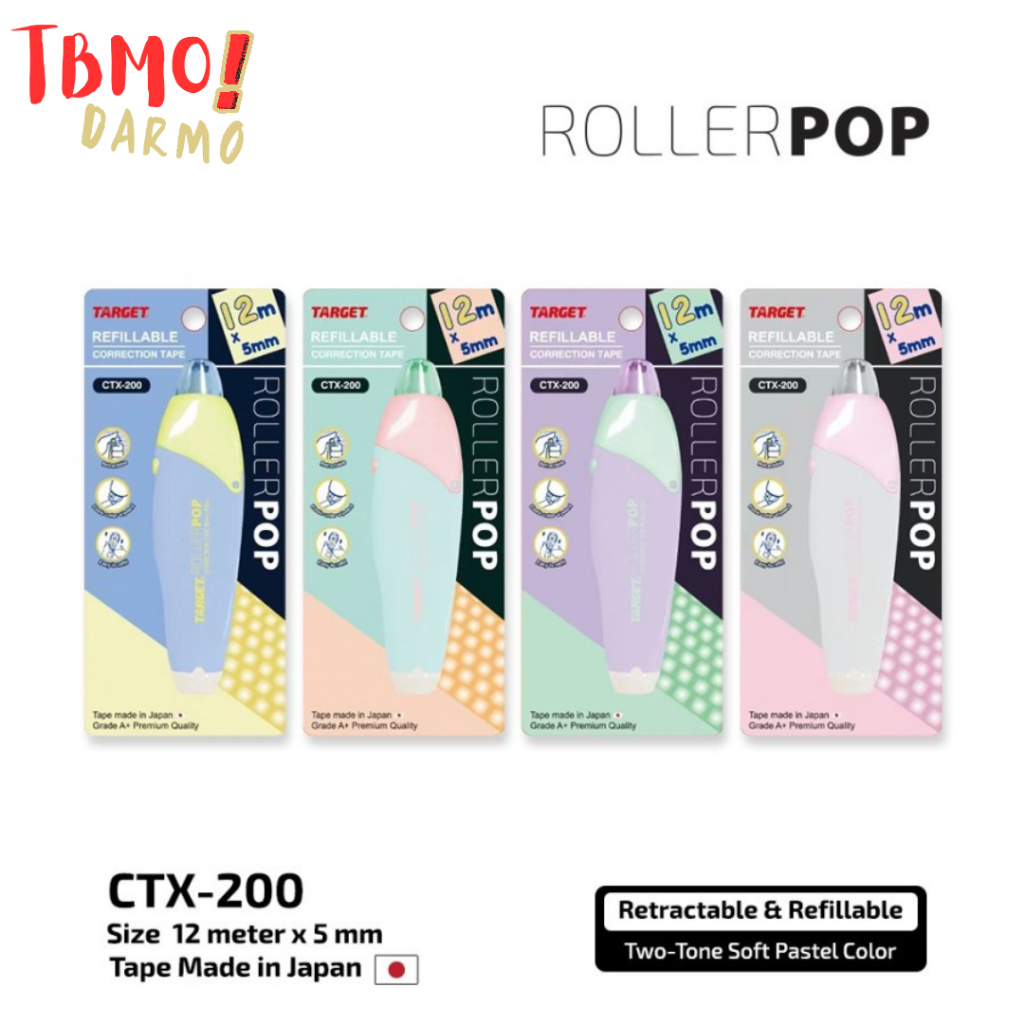 

TBMO CORRECTION TAPE ROLLERPOP TARGET 12M CTX-200