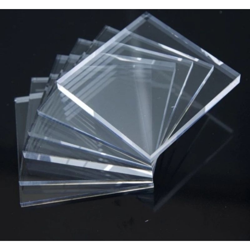 

akrilik sheet clear lembaran 12mm x 45cm x 50cm acrilik bening sheet lembaran 12mm