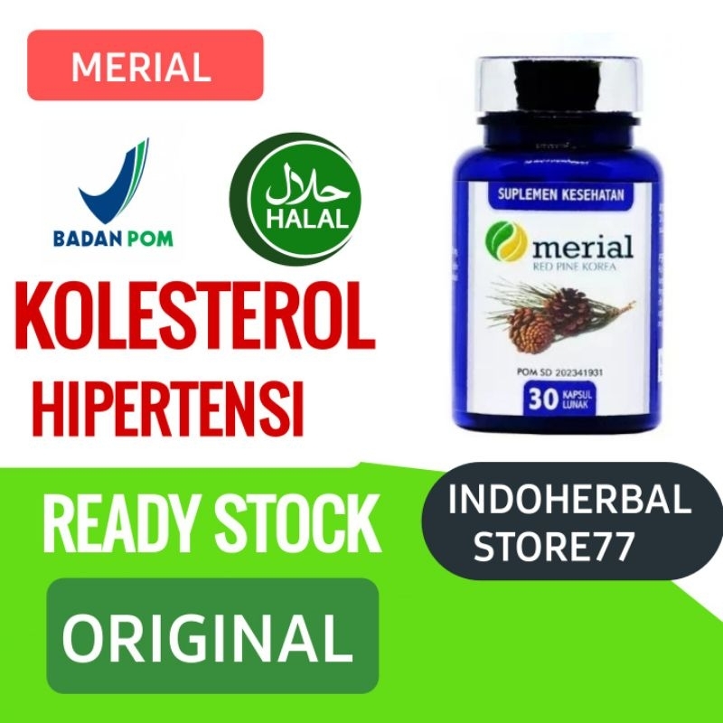 Obat Kolesterol Merial Red Pine Korea  Asli Original Obat Kolesterol Produk Resmi Bpom
