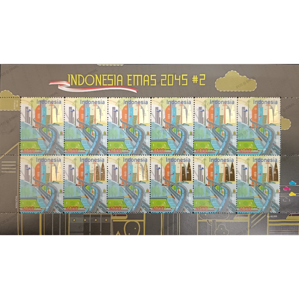 

PERANGKO LEMBARANFULL SHEET RP 4 v K1S5