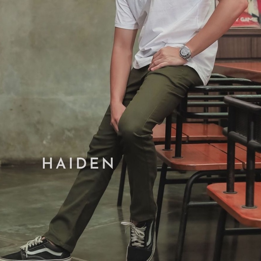 Terbaru Celana Chino Panjang Pria Chinos Slim Fit Casual Kerja Formal Original Katun Twill Premium