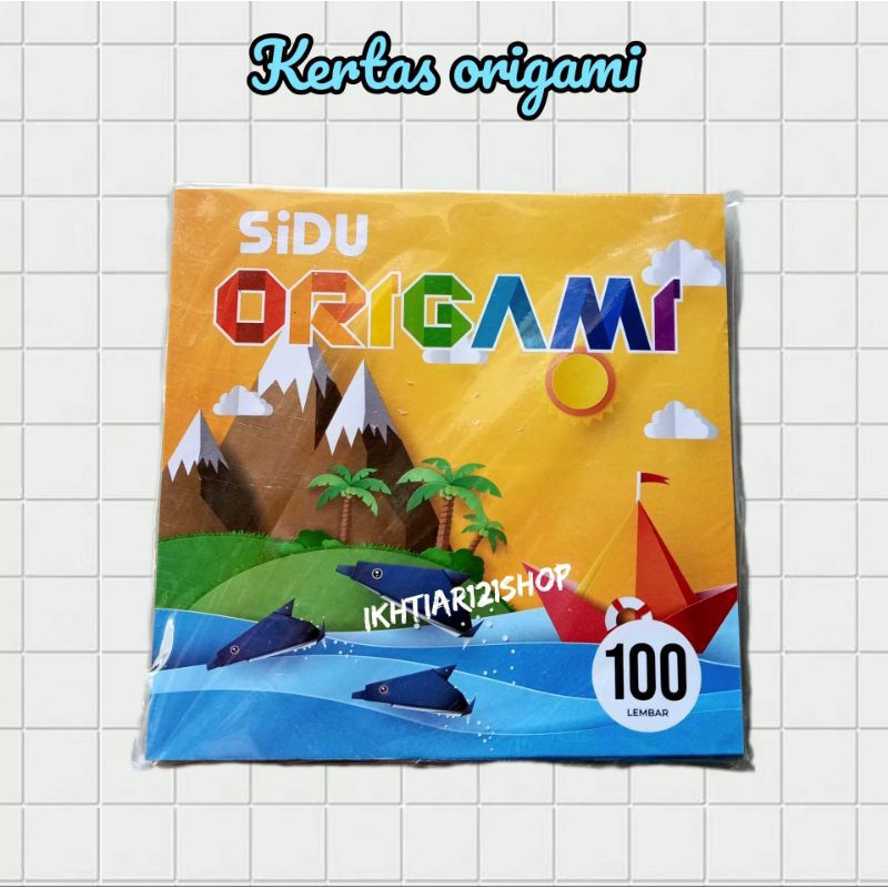 

Kertas Origami Kertas Seni Lipat SiDu Besar isi 100 lembar