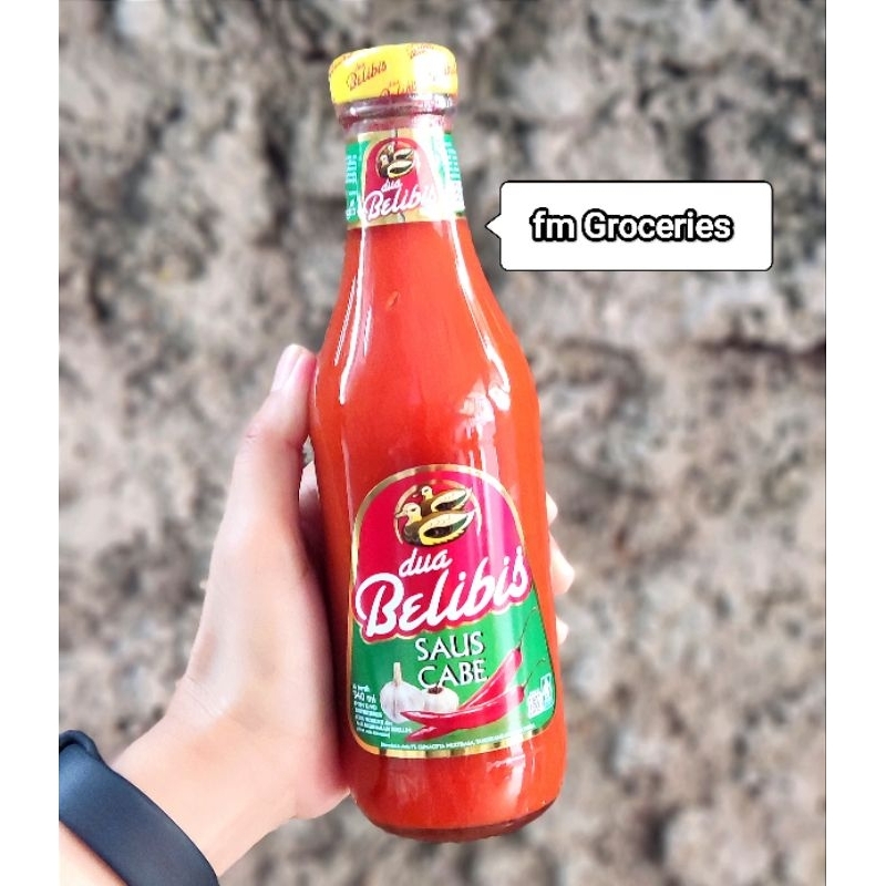 

Dua belibis saos Cabe botol besar 340 gram