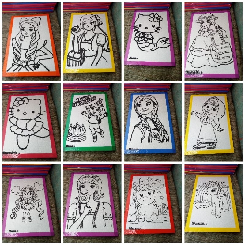 

RB PAKET 100 PCS LUKISAN STAYROFOAM