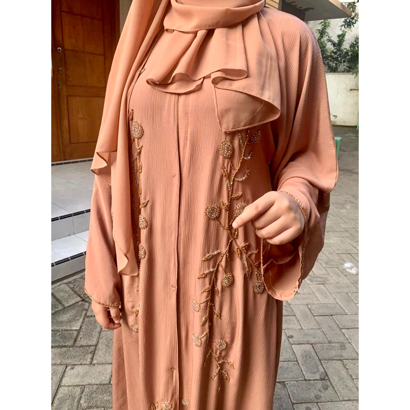 abaya sarah size dan warna bisa request arab po pre order big size bigsize jumbo xs ld 130 140 150 8