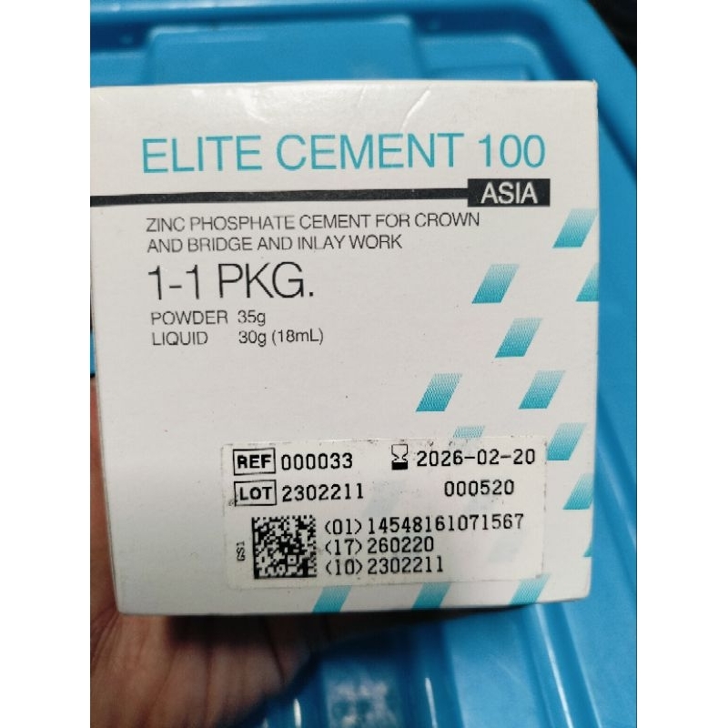GC Elite Cement 100 Zinc Posphate Cement Untuk Basis Tambalan Gigi