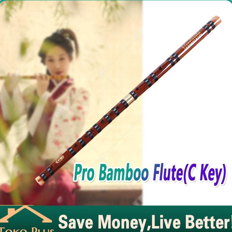 KODE K83C Seruling Bambu Import Professional Cina Dizi Flute Bamboo Woodwind Musical Instrument Wood