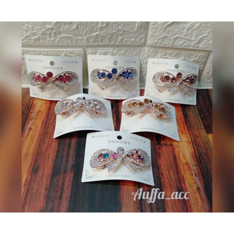 HOT Jepit Rambut Dewasa Otomatis Mata Mewah Jepitan