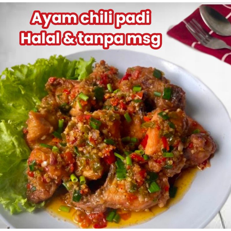 

ayam chili padi homemade halal tanpa msg frozen food makanan siap saji catering rumahan