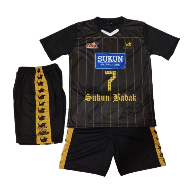 KODE Q4R9 COD Set baju voli jersey proliga SUKUN BADAK terbaru