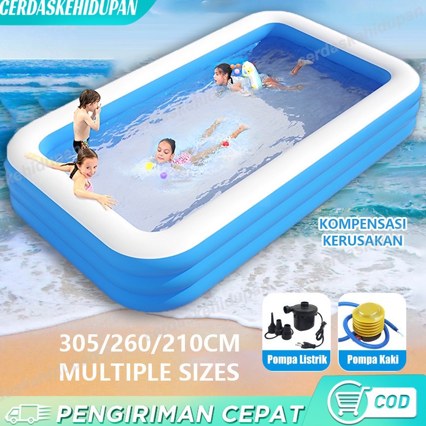 Paling Diminati Pompa udara gratisKolam Renang Anak Bahan MenebalKolam Renang Anak JumboKolam Renang