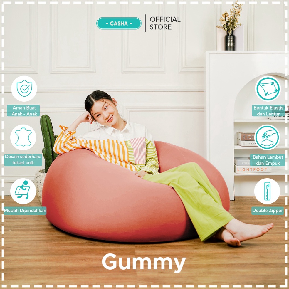 Telah Hadir CASHA Bean Bag Gummy  Size Large