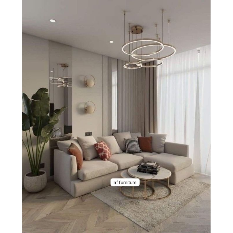 sofa minimalis L sofa ruang keluarga sofa ruang tv