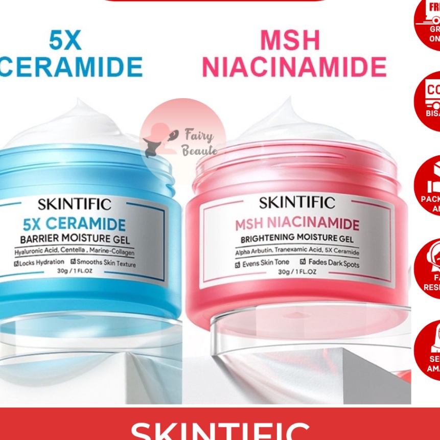 Extra Skintific Moisturizer 5X Ceramide Barrier Repair Moisturize Gel 3G BPOM Original Ready Stock B
