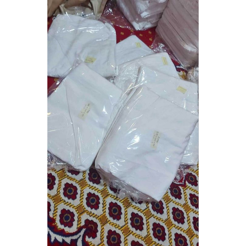 Sprei putih karet ex hotel