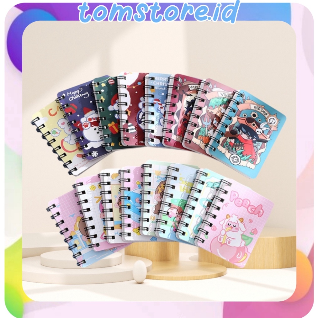 

PRODUCT TERKECE TOMSTOREID NoteBook Ring Motif A7 Note Book Ring Isi 8 Lembar Buku Catatan Ring S11