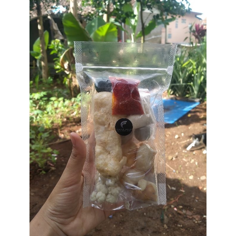

paket reseller 10 baso aci ayam suwir pedas mantap gratis 1