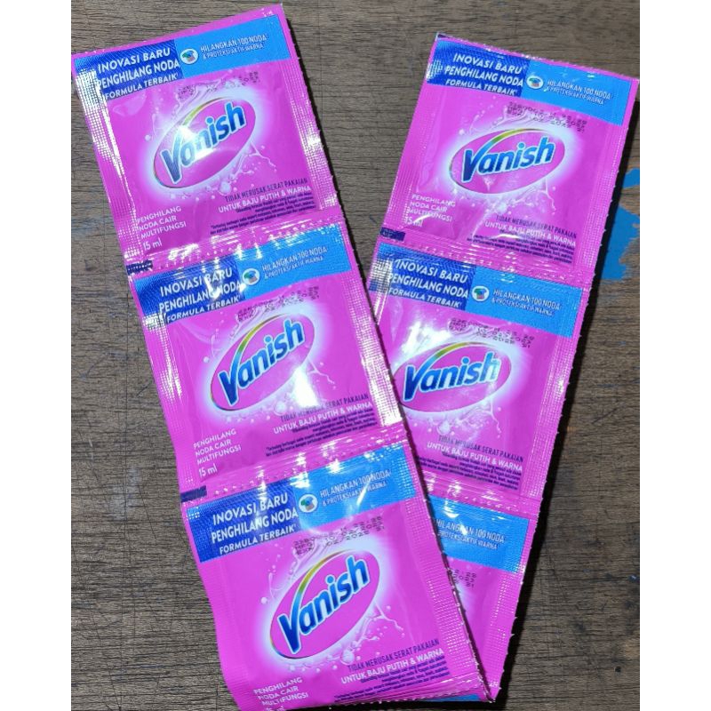 vanish sachet 15 ml 6's