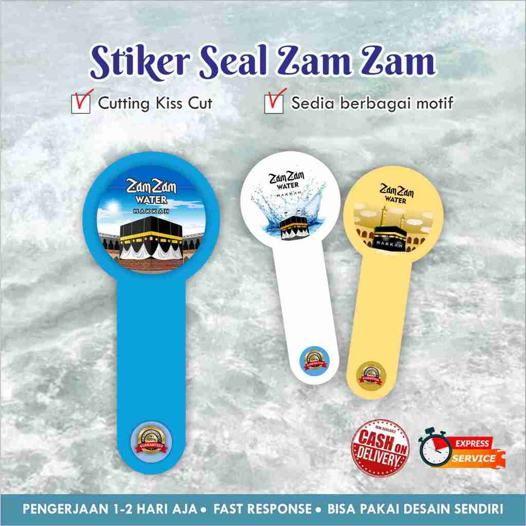 

Stiker Segel seal Zam Zam cromo / Segel Minuman Kemasan / Stiker promosi