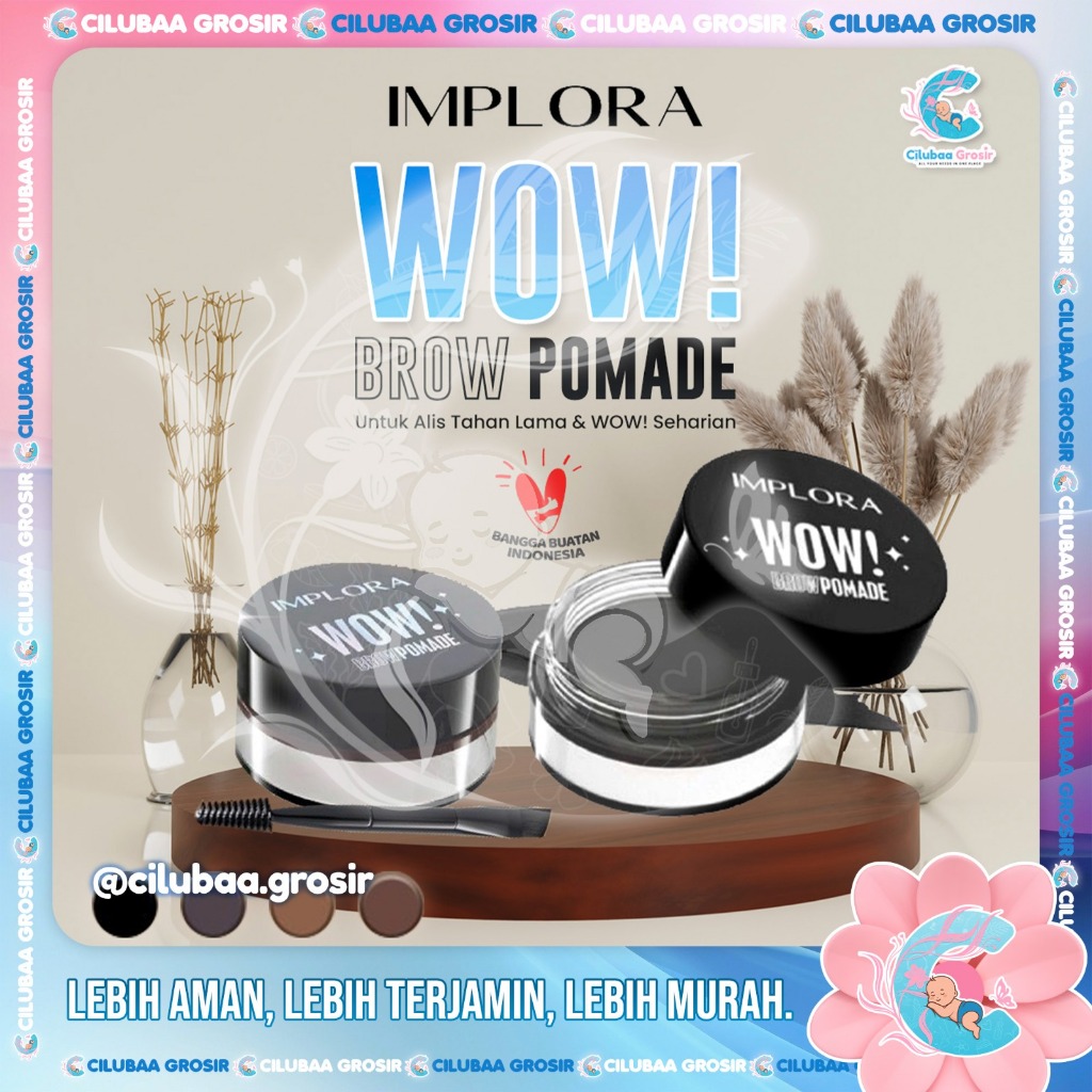 Implora Wow Brow Pomade Alis 2.5gr BPOM