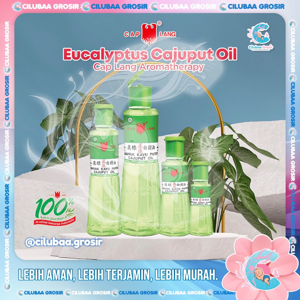 MINYAK KAYU PUTIH CAP LANG SERIES 30ml 60ml 120ml 210ml || Minyak Telon Cap Lang BPOM