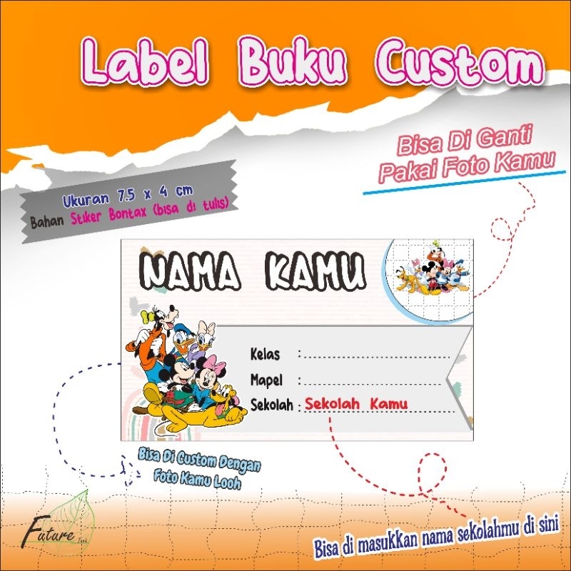 

Stiker Nama Buku | Stiker custom Nama Buku Pelajaran Sekolah