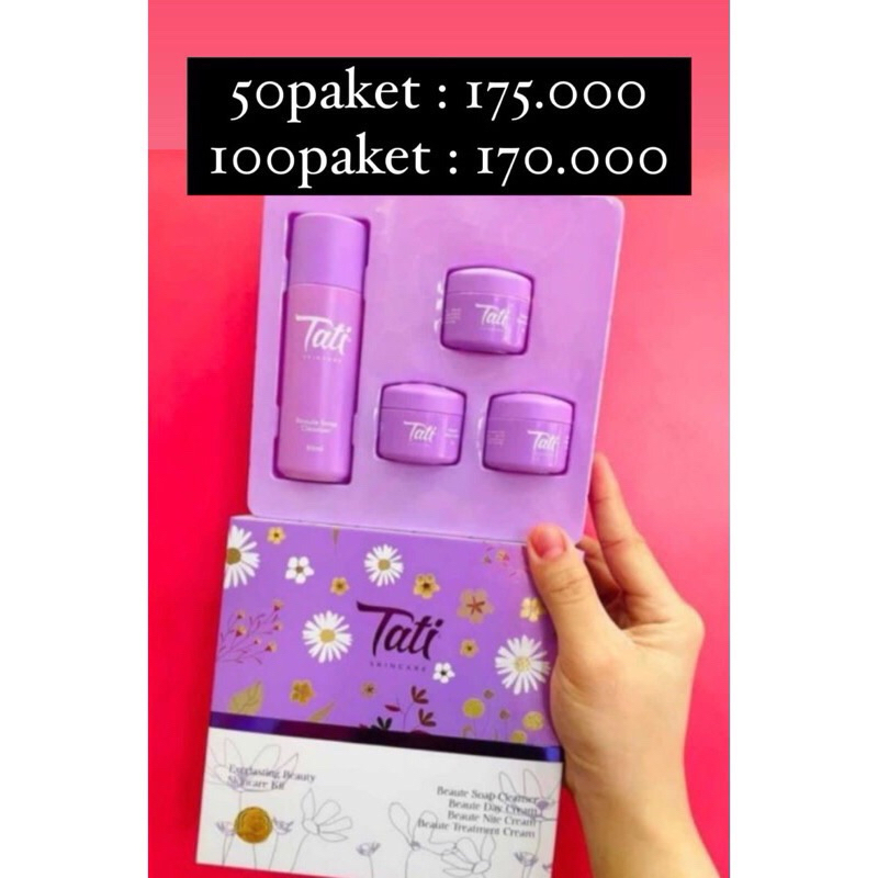 TERLARIS TERMURAH PAKET CREAM TATI SKINCARE ORIGINAL / TATI SET ISI 4 IN 1 ASLI TATI MALAYSIA ORIGIN