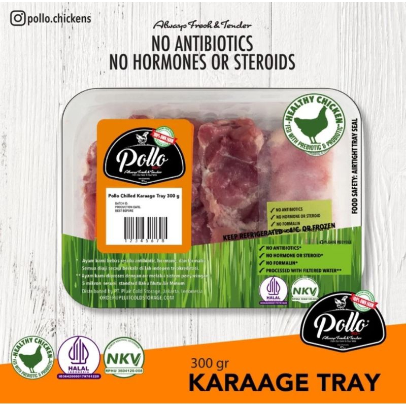 

Pollo Karaage Tray 300 gr - Ayam Karaage Tray Pollo Probiotik