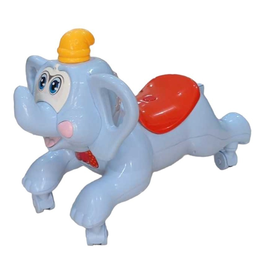 PELATO Mobil Dorong Gajah Plastik Bisa Dinaiki Anak dan Didorong (GOL-625)