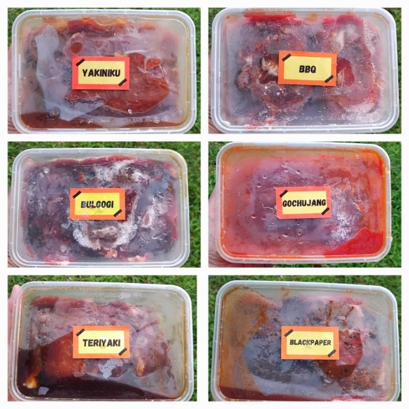 

beef slice marinasi 500gr