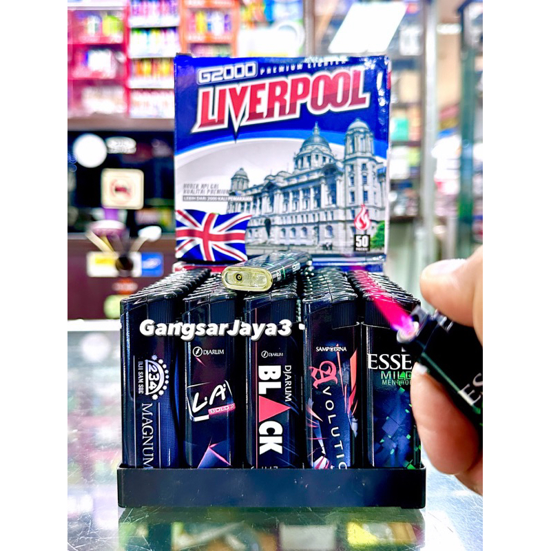 korek bara Liverpool-Fortis- Hugo bisa isi ulang 50pc