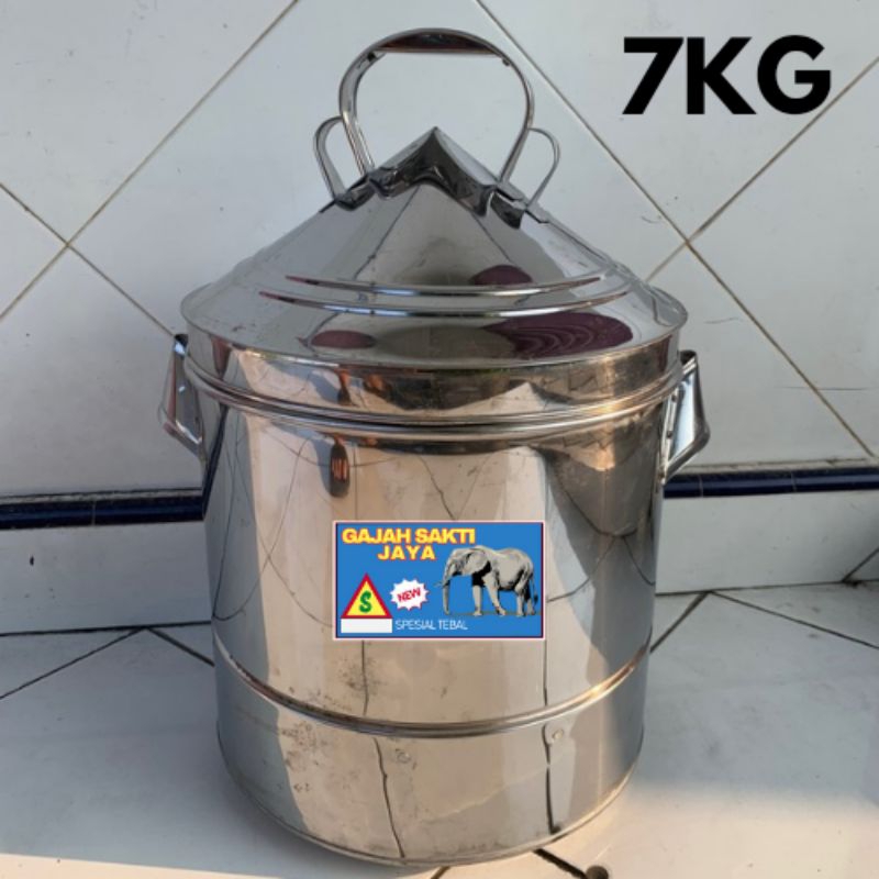 DANDANG KUKUS NASI 7KG 5KG 3KG / SABLUKAN STAINLES