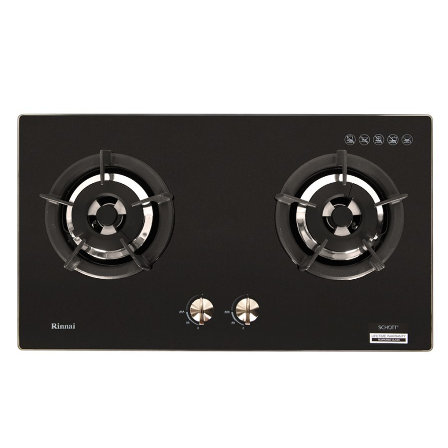 Kompor Tanam Rinnai RB 2 GH C BK / Rinnai RB-2GH-C (BK)