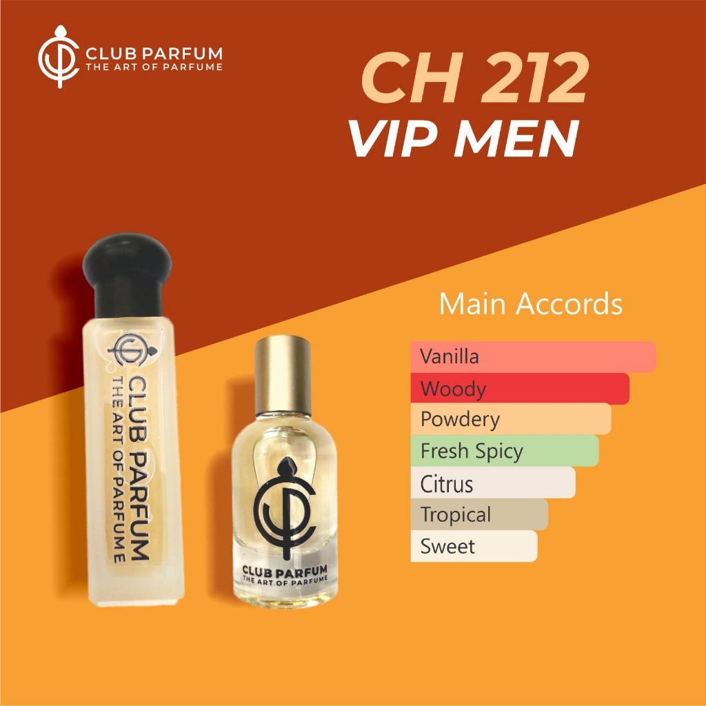 CLUB PARFUME - parfum pria by Carrolina herrera 212 Vip Men