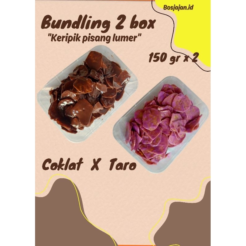 

Keripik pisang lumer (bundling 2 box × 150 gr)